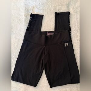 Victoria's Secret Black lace Leggings